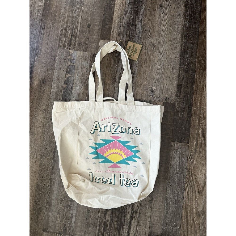 Arizona Iced Tea Tote Canvas Bag Brooklyn Cow Skull BRAND NEW!! NWT!!